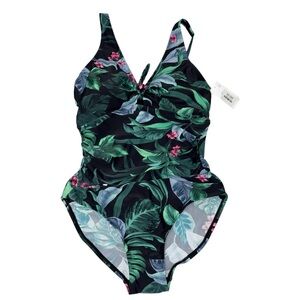 NEW Kona Sol Tropical Print Women's Swimsuit size Medium